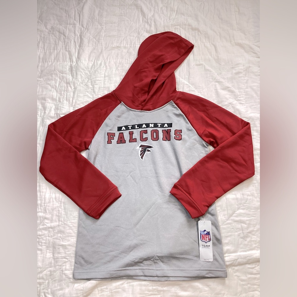 NWT NFL Atlanta Falcons Athletic Hoodie Youth Large